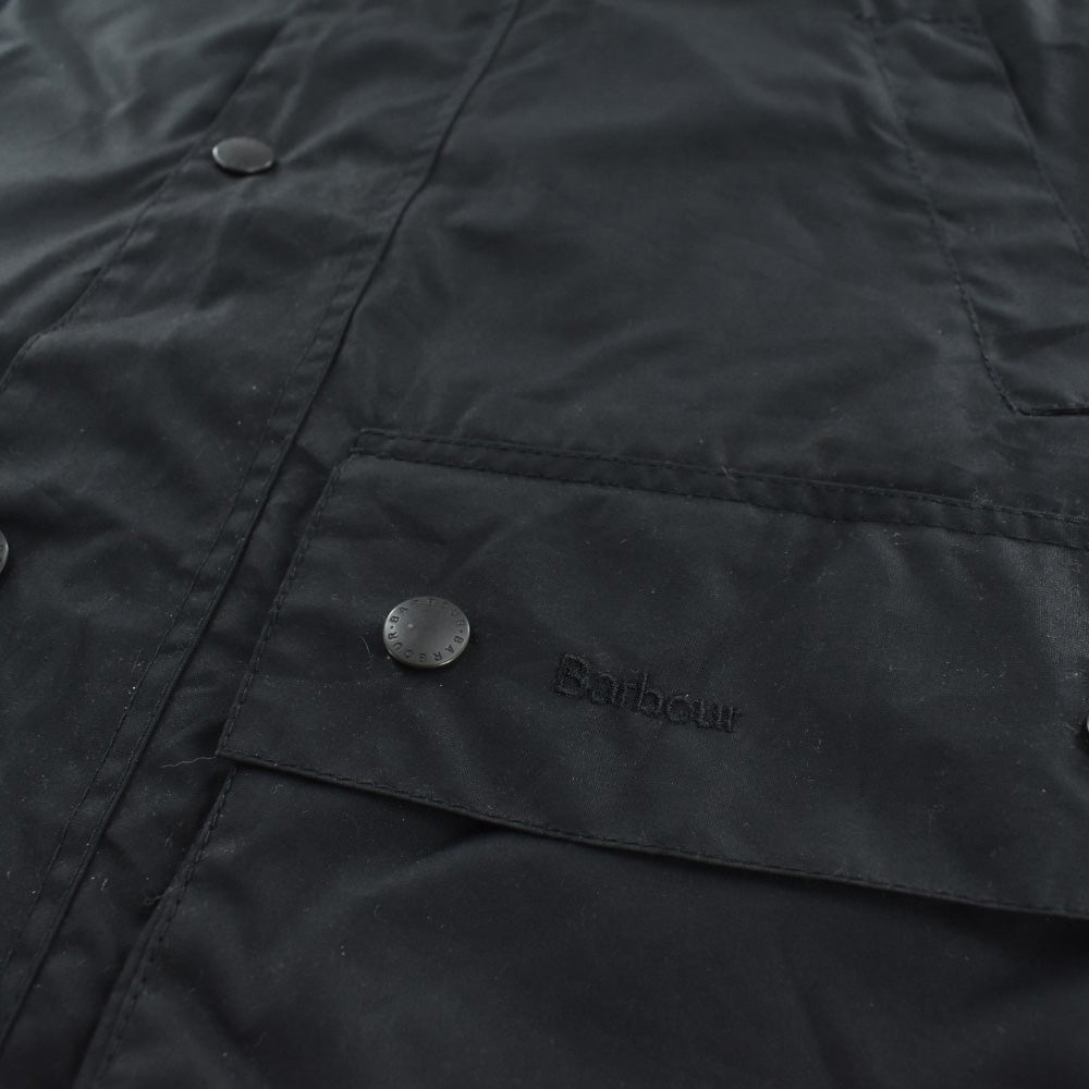 Barbour 3ワラント "NEW WESTMORLAND" オイルドベスト 黒 261027H