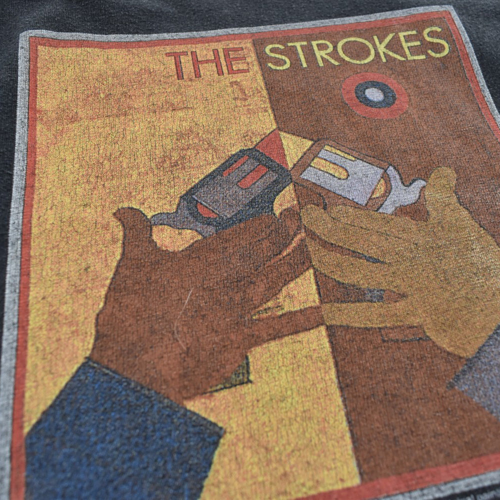 Y2K The Strokes "Room on Fire" ロックTシャツ 260814H
