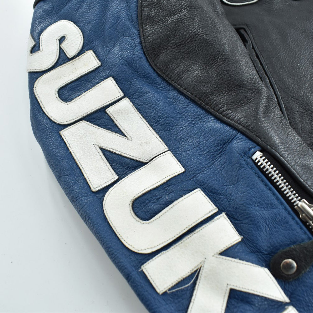 90's BRIXTON × SUZUKI レーシングレザージャケット 260227H