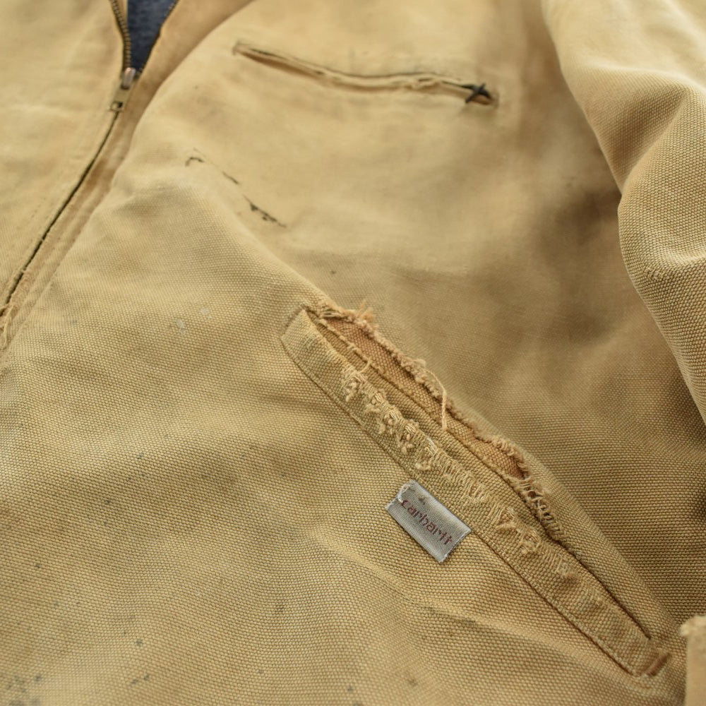 80’s Carhartt ボロ&フェード ブランケットライナー デトロイトジャケット 261030H