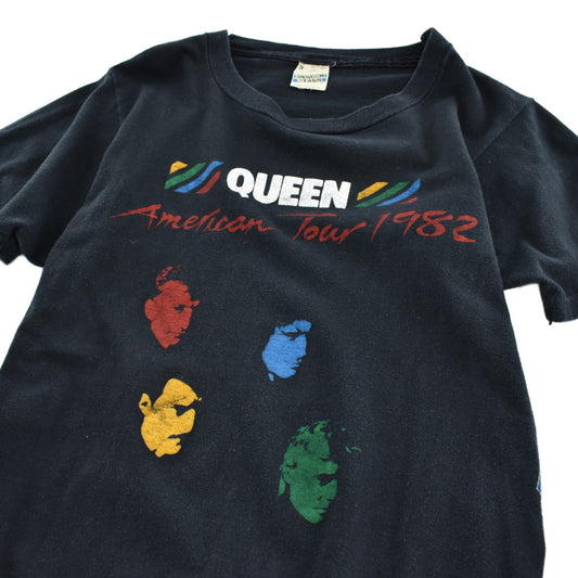 80's QUEEN "Hot Space / American Tour 1982" ロックT 260825H