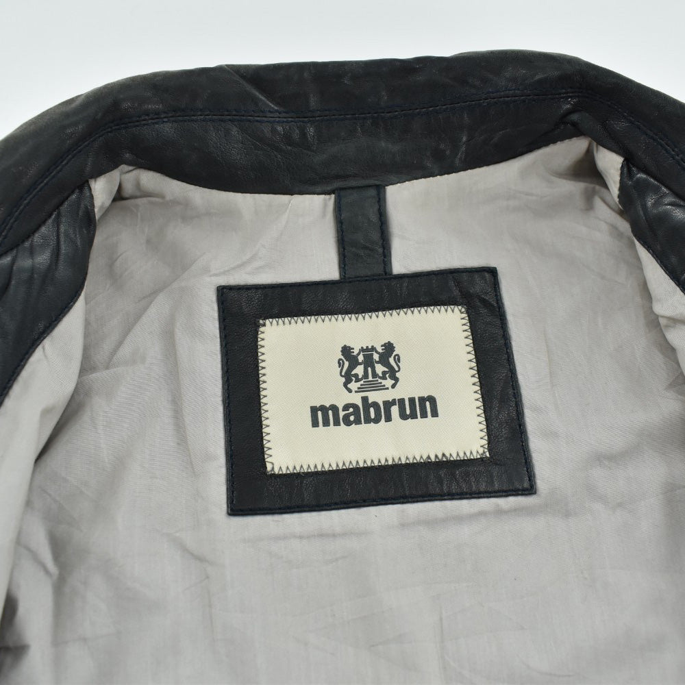 Y2K Mabrun 鬼フェード レザージャケット 260306H