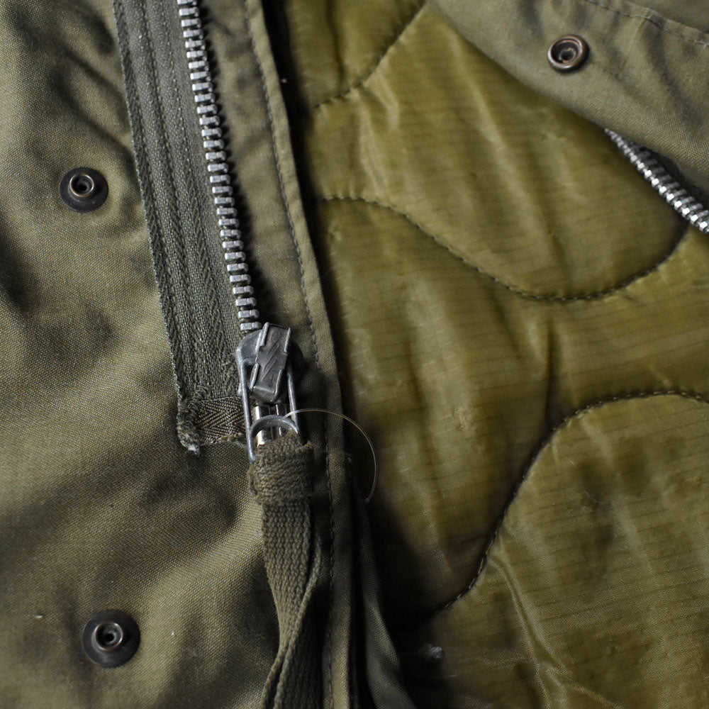 70’s U.S. Army M-65 フィールドジャケット アルミジップ ライナーセット 251014H