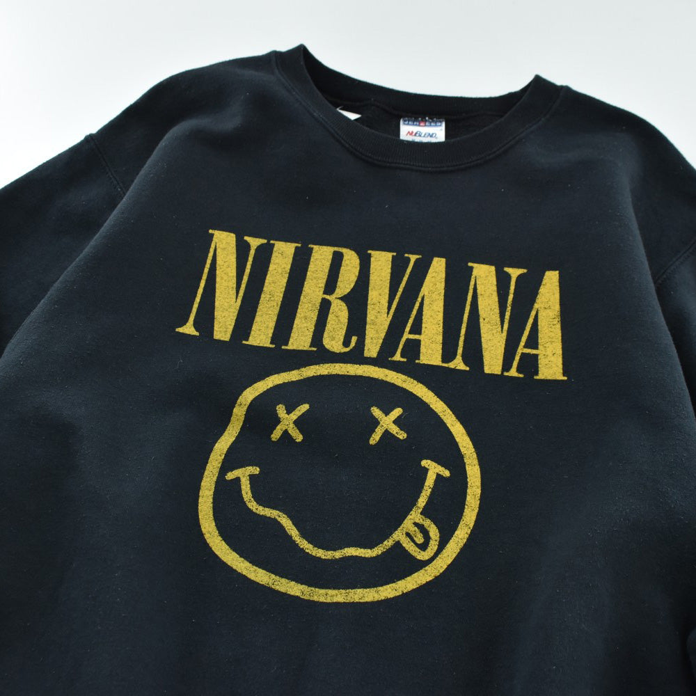 90's NIRVANA "SMILEY FACE" スウェット 260417H