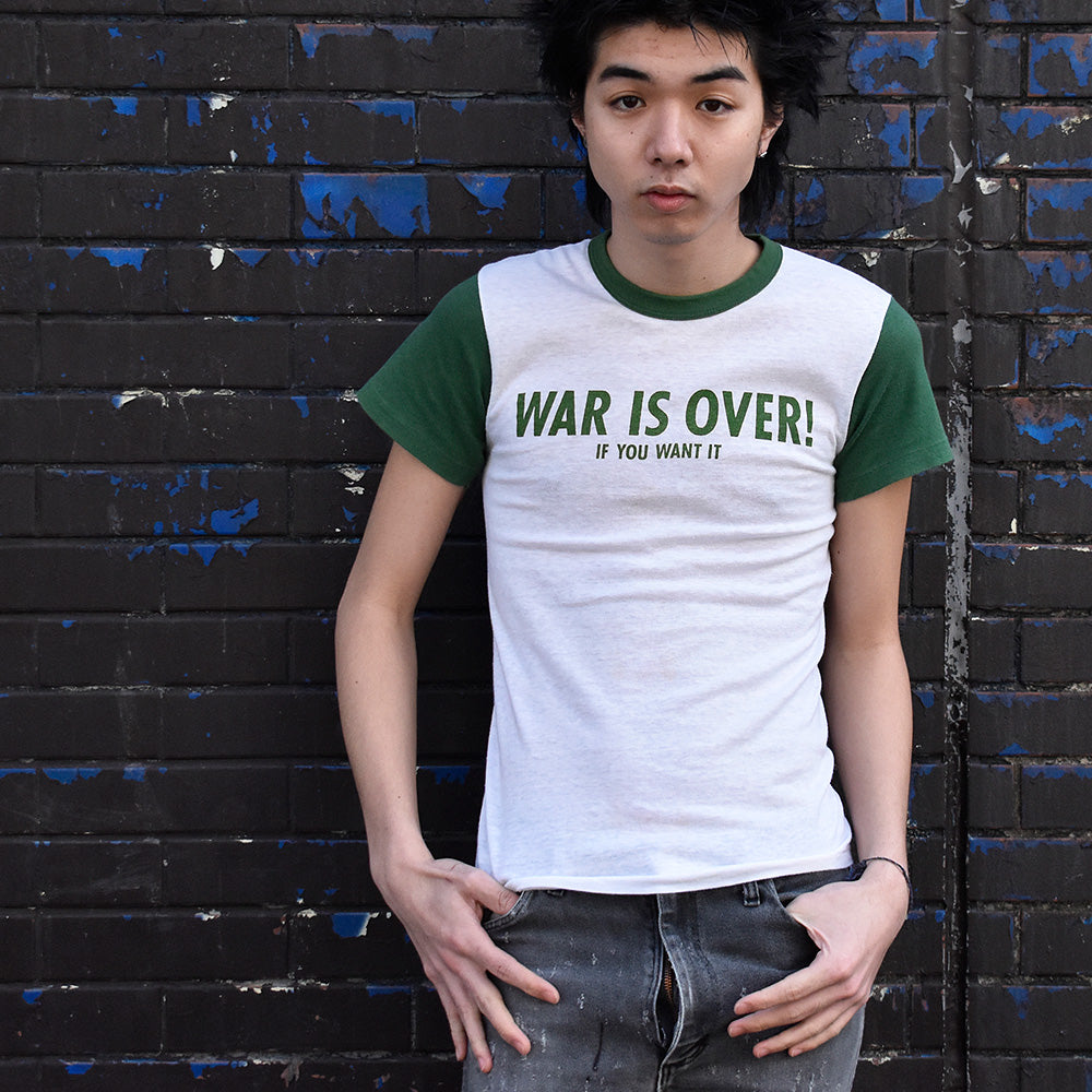 70's John ＆ Yoko “Happy Xmas （War Is Over）“ Tシャツ 241225H