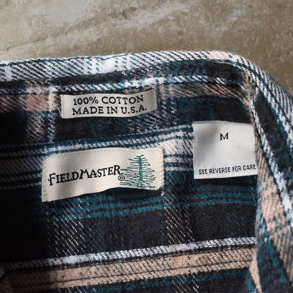 90’s FIELDMASTER フランネル シャドーチェックシャツ 250930H