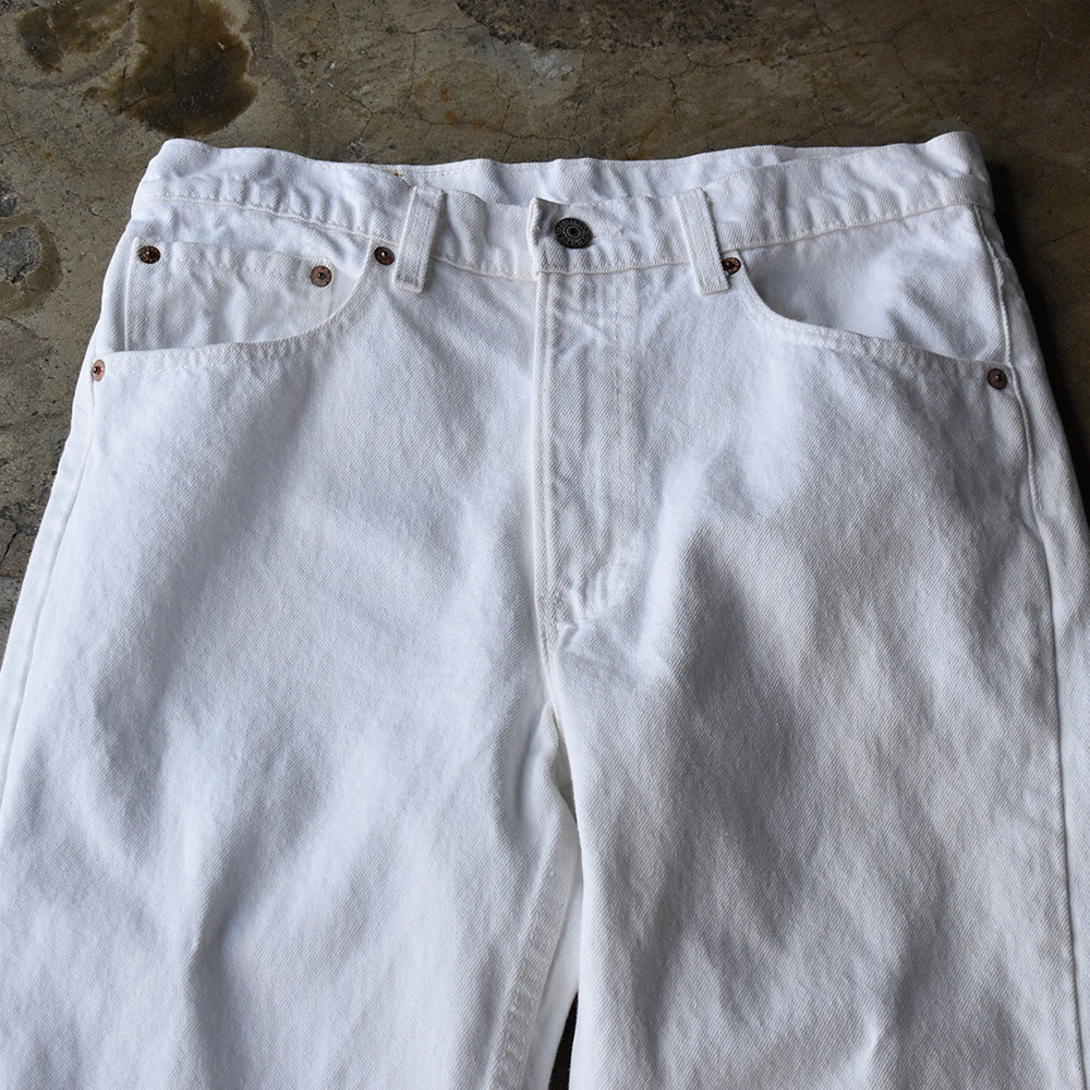 90's Levi's 505 ホワイト デニムパンツ USA製 250607H