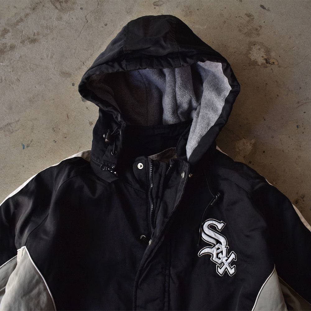 90's GENUINE MERCHANDISE "MLB CHICAGO WHITE SOX"リバーシブルベスト付き！ 3WAY ナイロンジャケット 231127