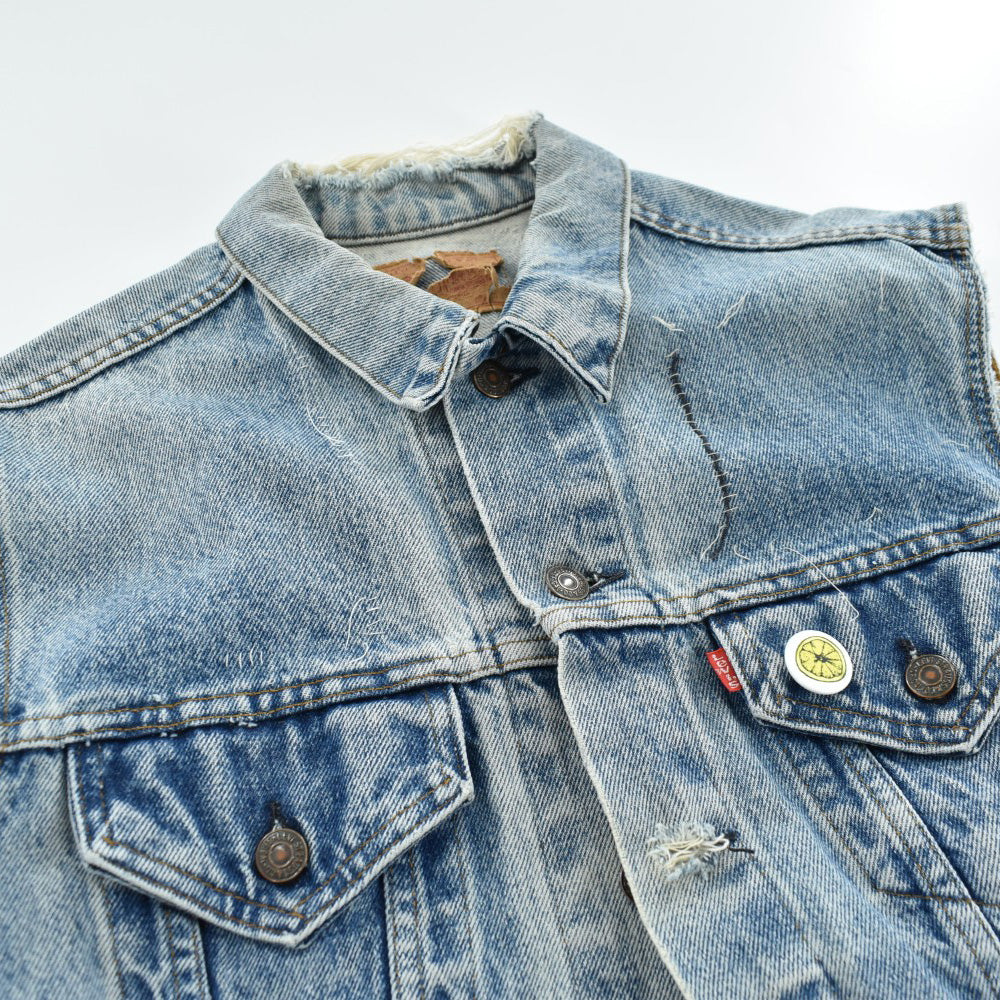 90's Levi's × Jeff Gaither "the LOUD PIPES" カスタム デニムベスト USA製 260612H