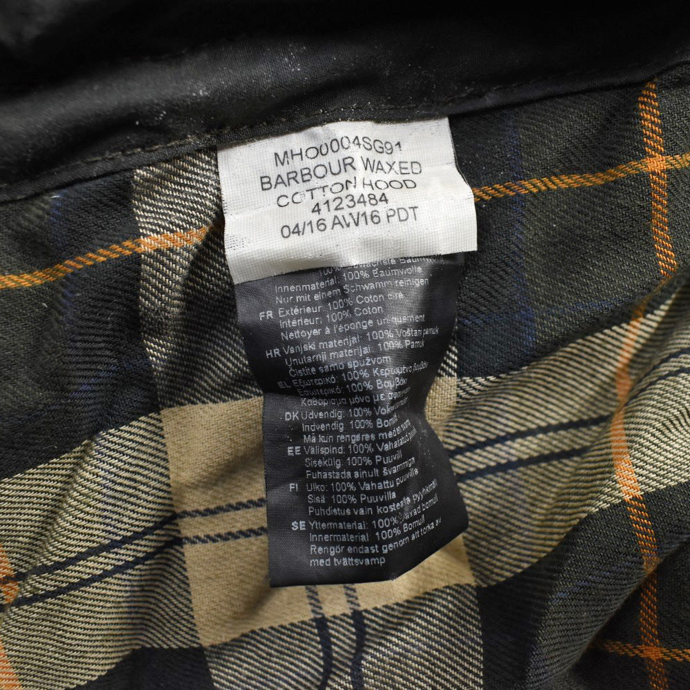 Barbour “BORDER” オイルドジャケット フード付き 251209H