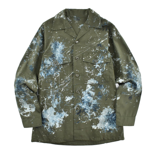 80's U.S.ARMY ユーティリティシャツ ペンキ 260512H