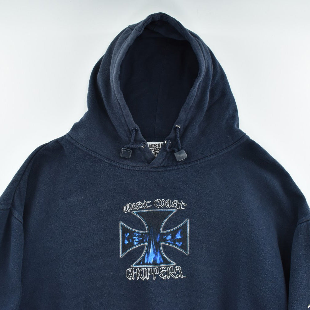 Y2K West Coast Choppers アイアンクロス チョッパーパーカー 260710H