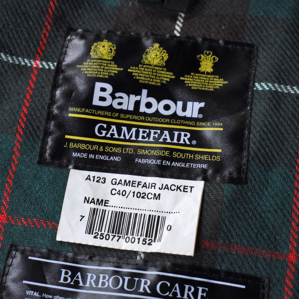 90’s Barbour Gamefair オイルドコットン ジャケット 251104H