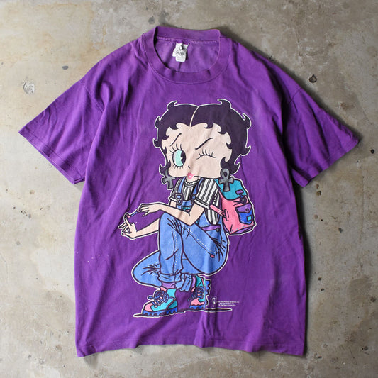 90’s Betty Boop “Nail” キャラクター Tシャツ USA製 250919H