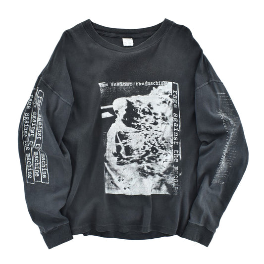 90's Rage Against the Machine "Bullet in the Head" ラップメタル ロックTシャツ 260818H