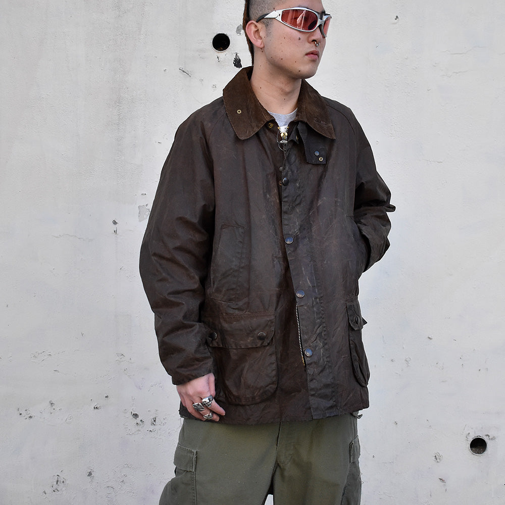 90’s Barbour “BEDALE“ オイルドジャケット 旧3ワラント イングランド製 250117H