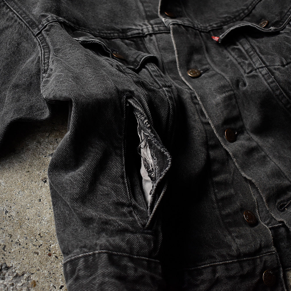 90's Levi's 70507-0270 ブラック！ デニムジャケット USA製 241109H