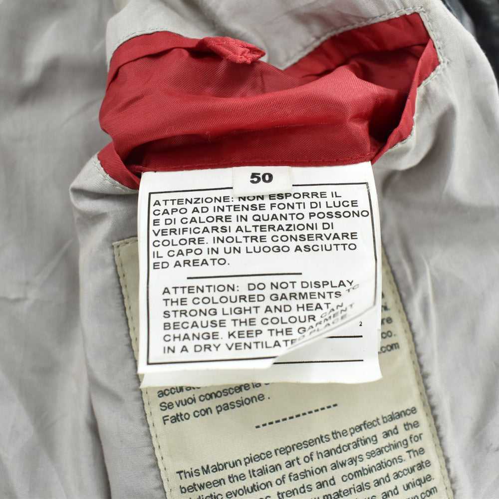 Y2K Mabrun 鬼フェード レザージャケット 260306H