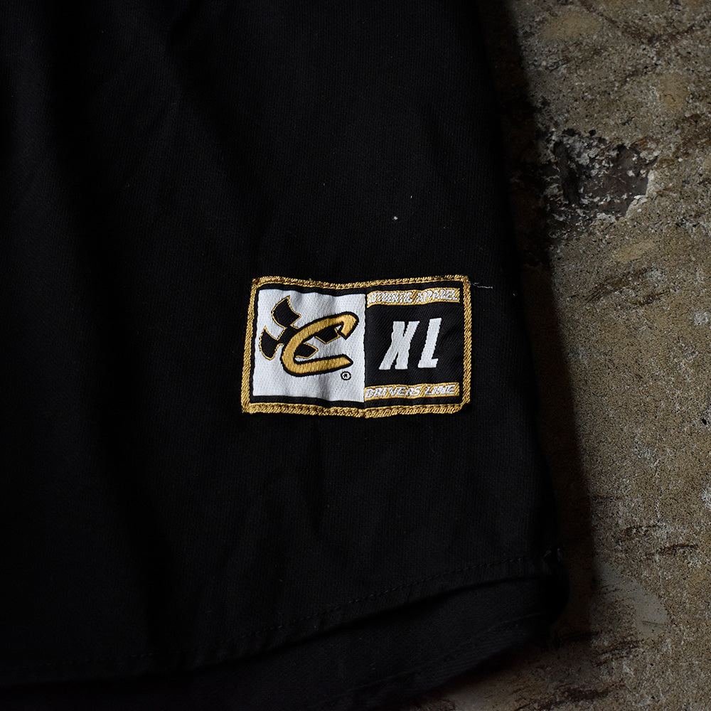 Y2K CHASE authentics コットン ハーフジップ レーシングシャツ 240623H