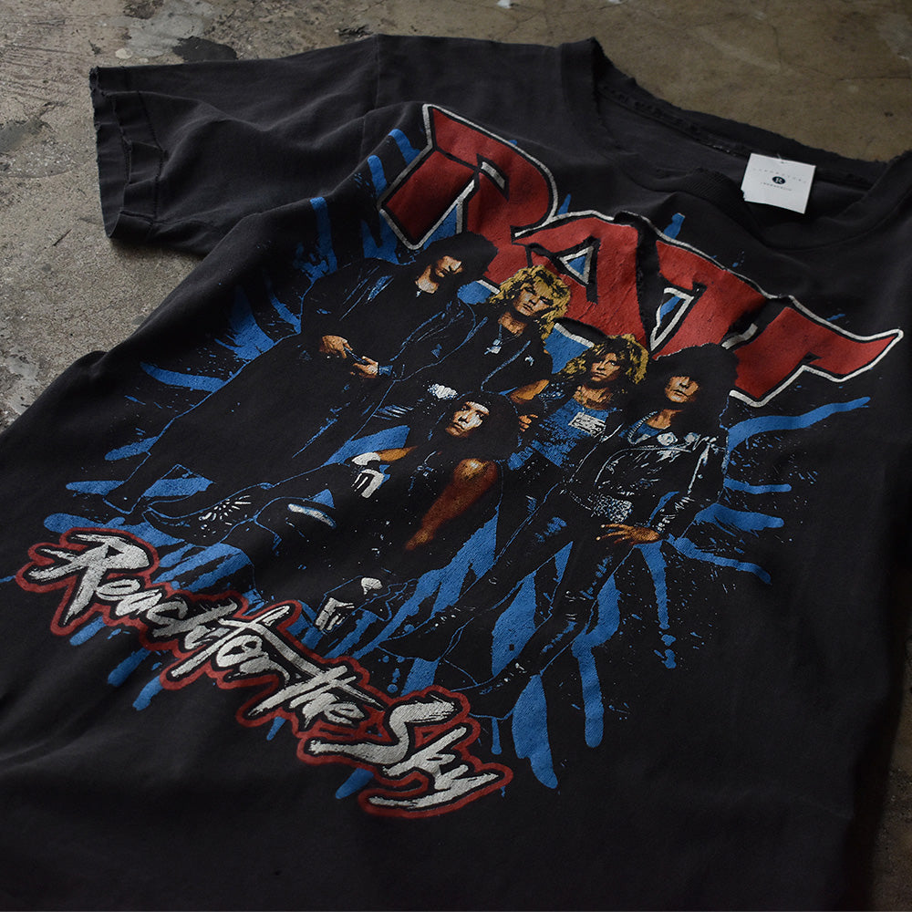ラット Reach for the Sky メンバープリント ワールドツアーTシャツ 1989年 穴多数 ヴィンテージ