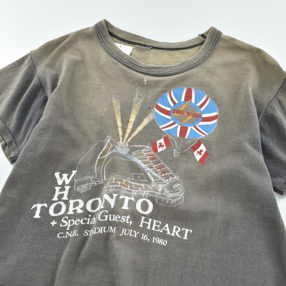 80's THE WHO "TORONTO 1980" ロックTシャツ 260522HFK2