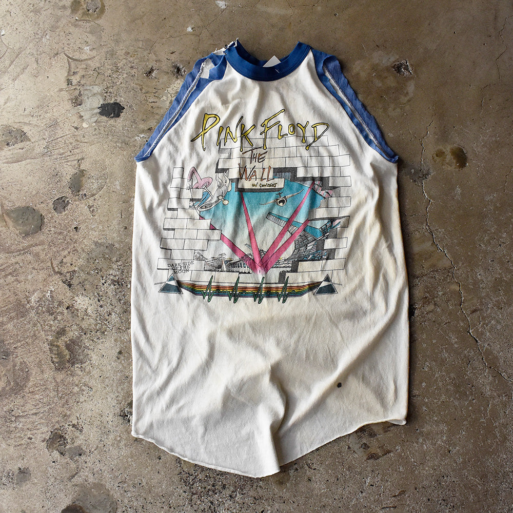 80's PINK FLOYD "NASSAU COLISEUM" Tour カットオフ ロック Tシャツ 250819H
