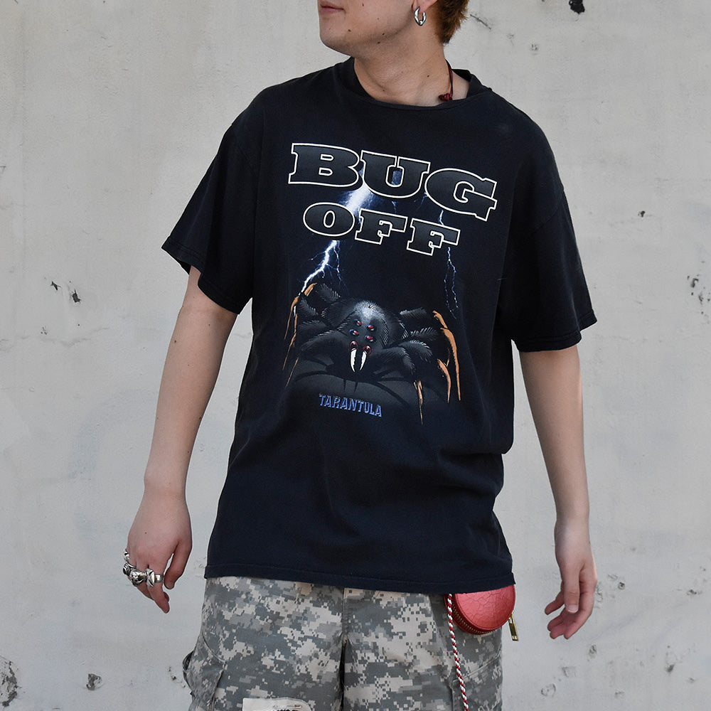 90's BUG OFF “Tarantula” Tシャツ 250516H