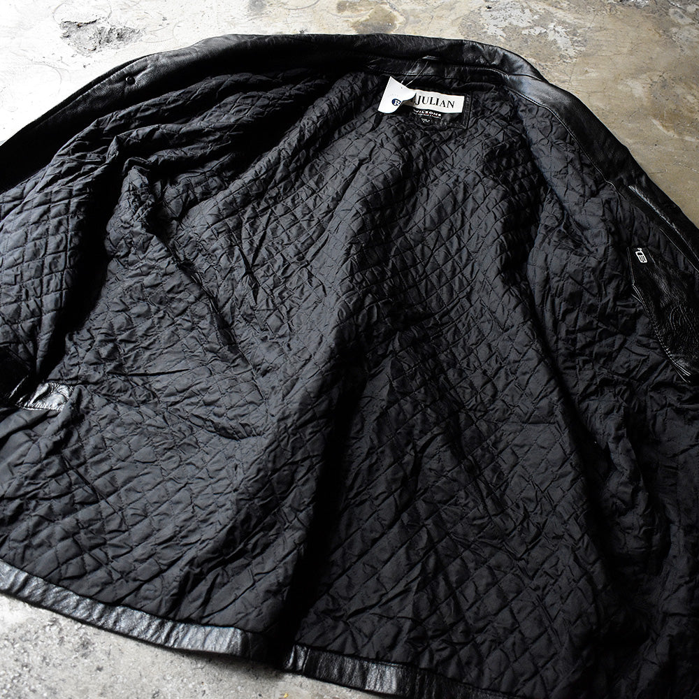 90's M.JULIAN  WILSONS レザーカーコート 240225H