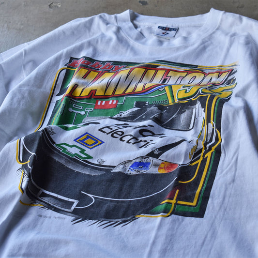 Y2K “Bobby Hamilton #55” NASCAR レーシング Tシャツ 230808