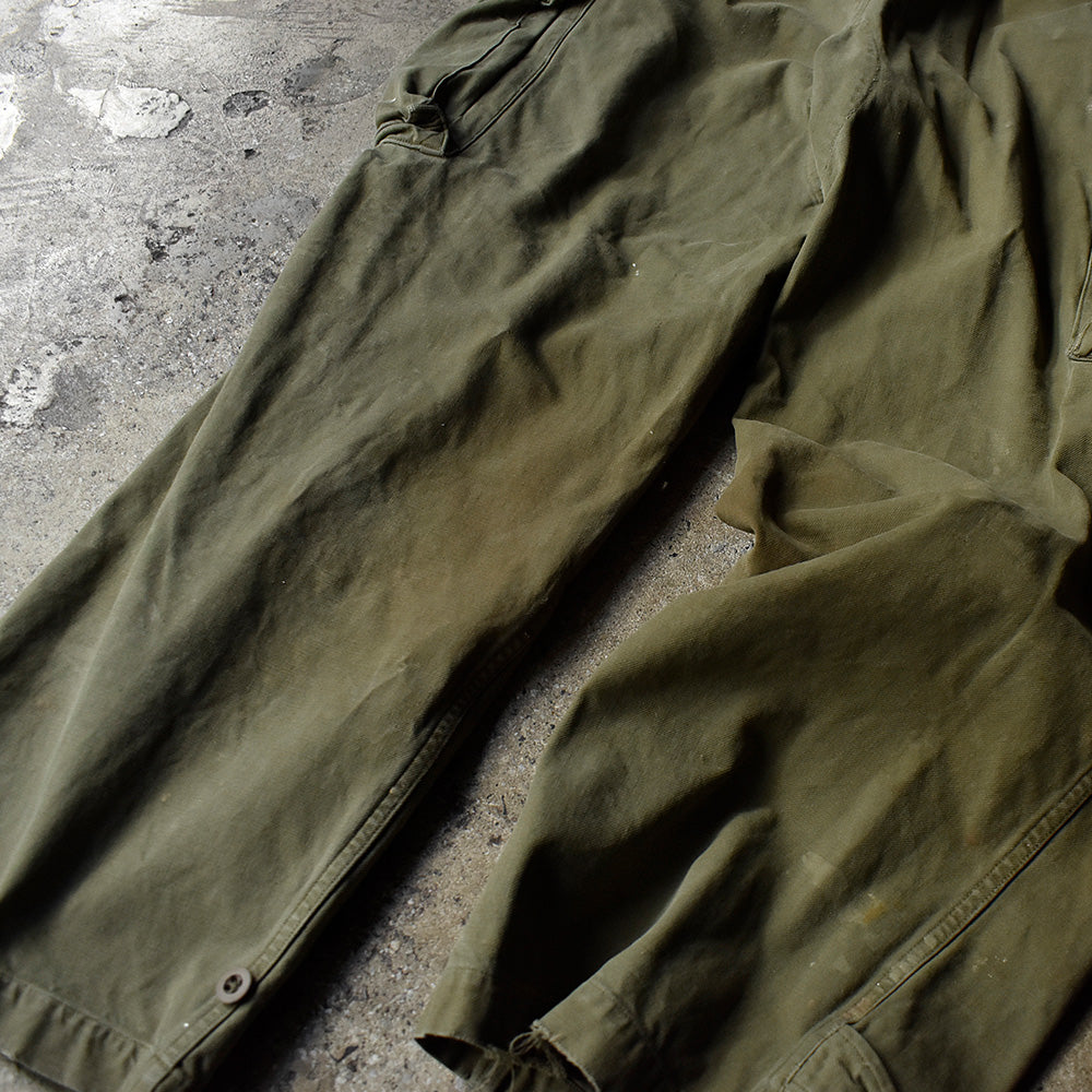 40's～ ダメージ！ French Army M-47 フィールドパンツ 前期型 231209H