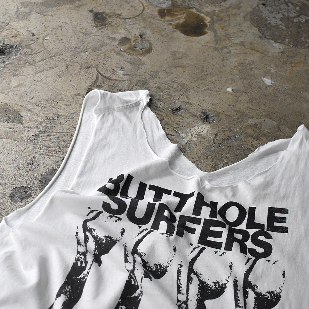 80's BUTTHOLE SURFERS “BUTTHOLE SURFERS” カットオフTシャツ 230926H