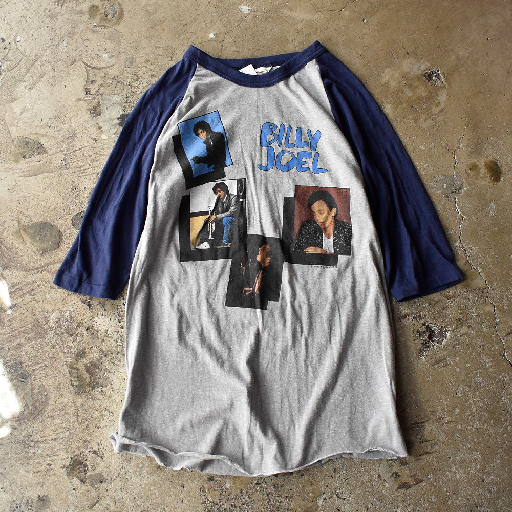 ビリー・ジョエル From A Piano Man To An Innocent Man フォト ラグラン ツアーTシャツ 80年代 ヴィンテージ