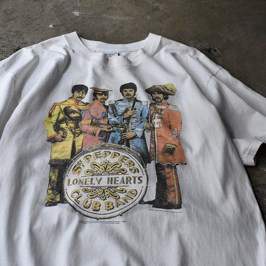 90's The Beatles “Sgt. Pepper's Lonely Hearts Club Band” Tシャツ 230928H