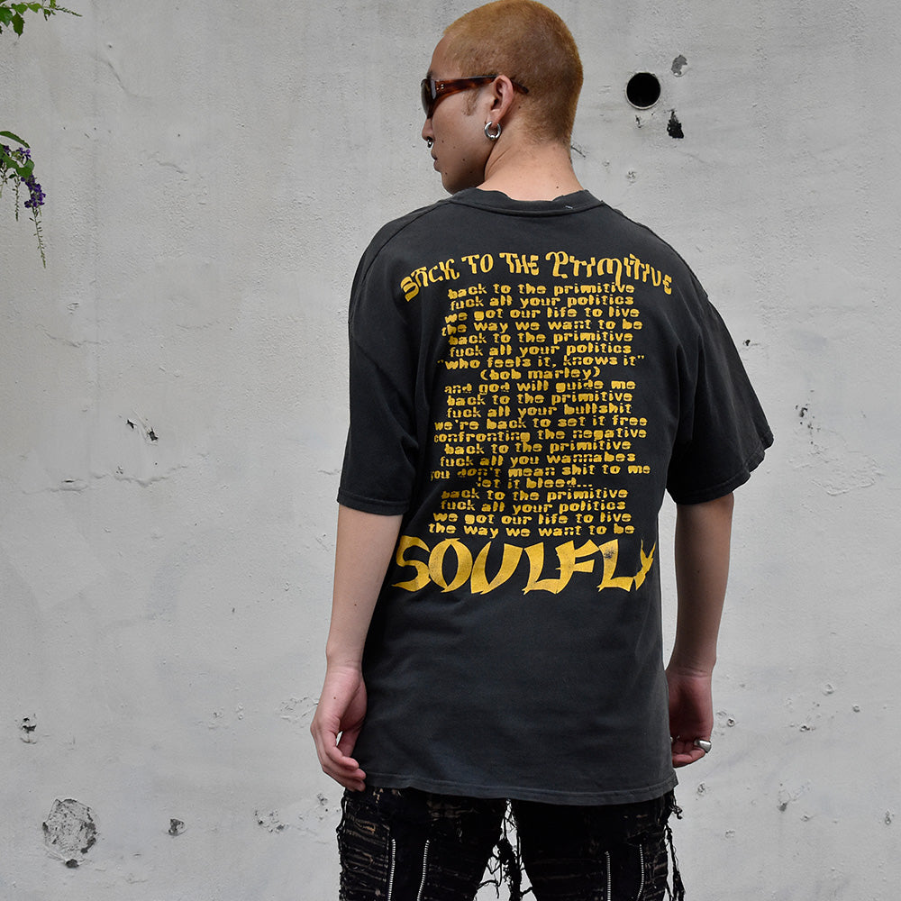 Y2K Soulfly “Primitive” Tシャツ 241102H