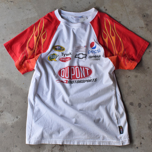 WINNERS CIRCLE NASCAR “Jeff Gordon/ジェフ・ゴードン #24” ファイヤーパターン! レーシング Tシャツ 230624