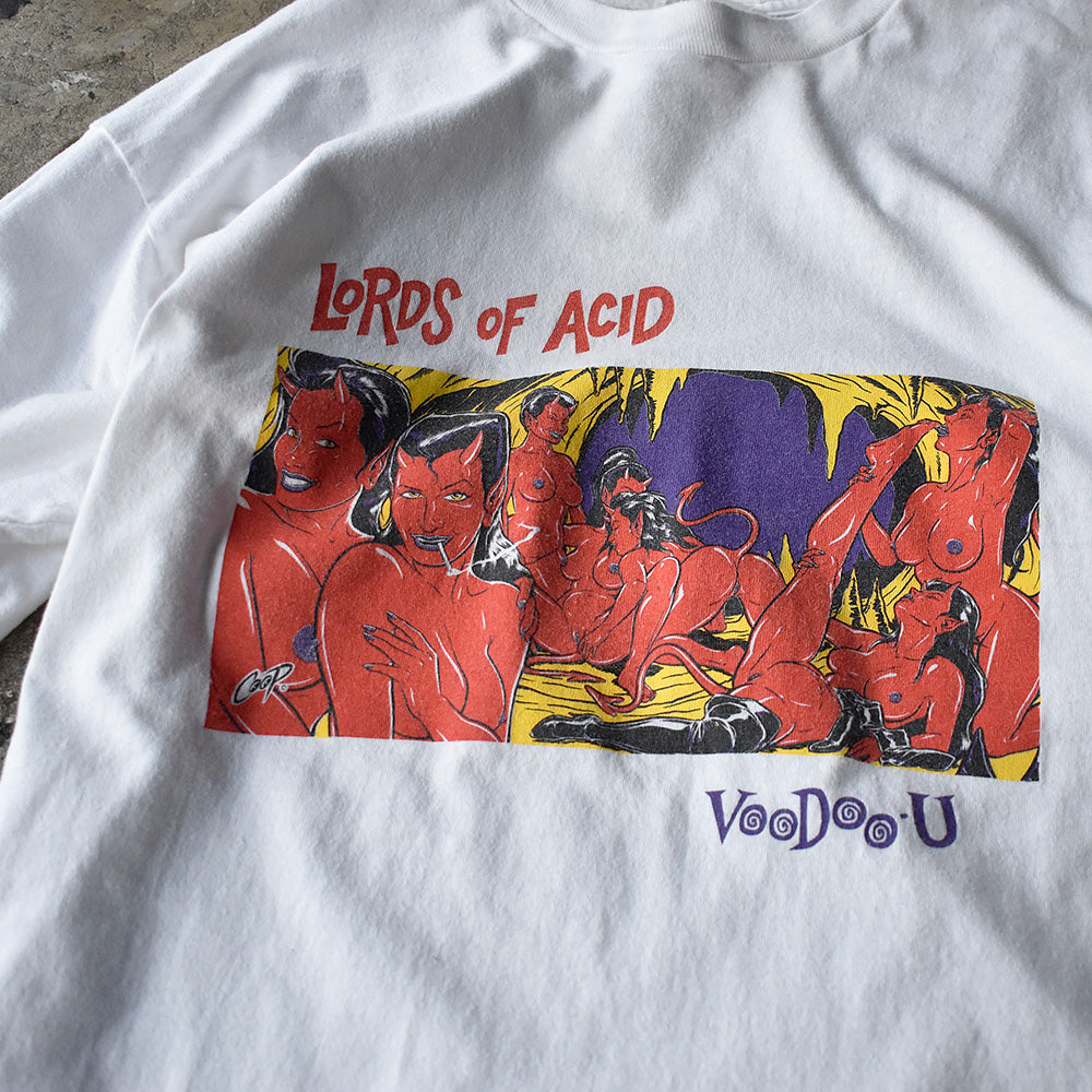 ローズ・オブ・アシッド Coop Voodoo-U デビルレディ ジャケットプリント Tシャツ 1994年 XL ヴィンテージ