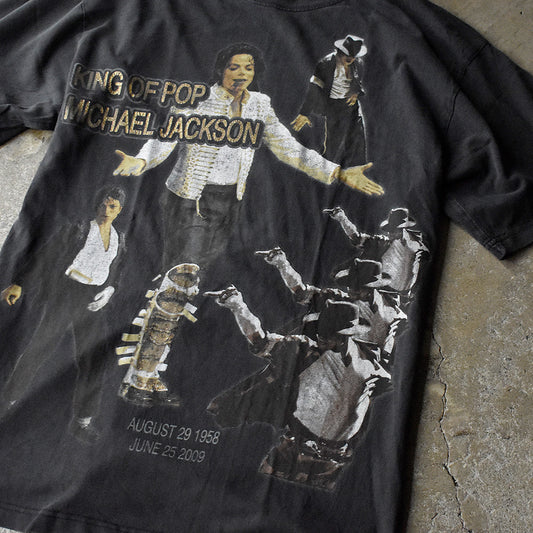 Y2K Michael Jackson “King of Pop“ memorial” Tシャツ 250611H