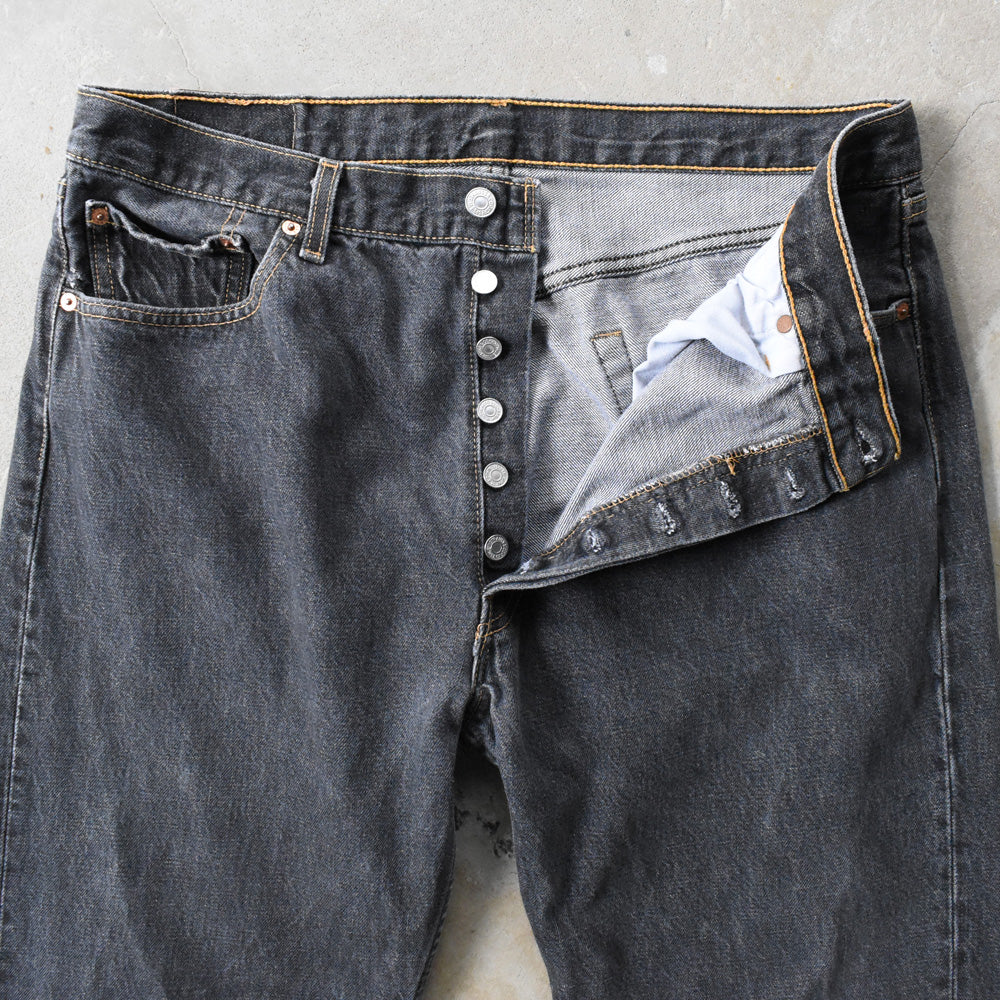 90’s Levi's 501 先染めブラック デニムパンツ USA製 250613H