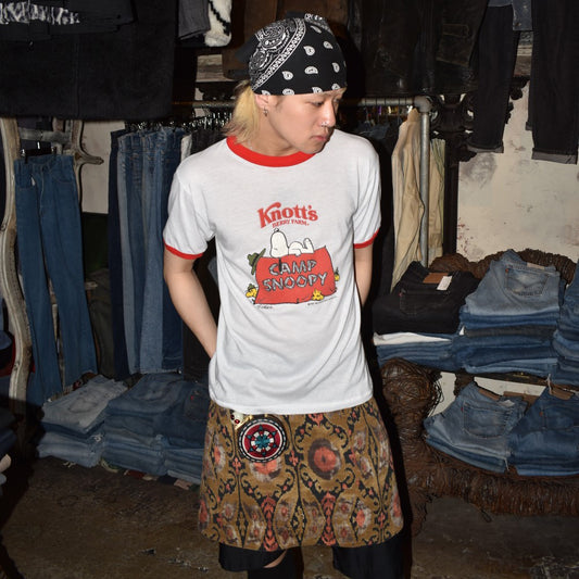80’s ARTEX “CAMP SNOOPY” リンガーTシャツ 260505H