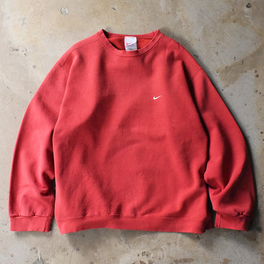 90’s NIKE small swoosh ロゴ刺繍 スウェット USA製 250422