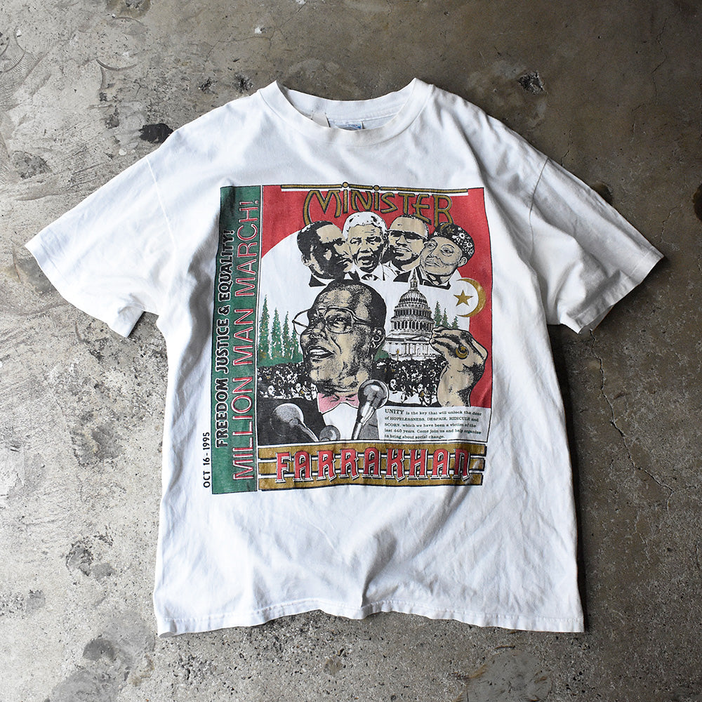 90's “MILLION MAN MARCH” Tシャツ 250715H