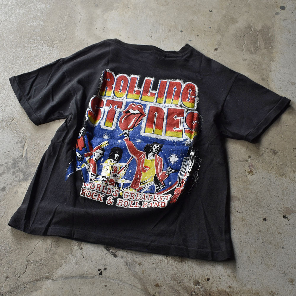 ビンテージ81’s ビンテージThe Rolling stones7部丈Tシャツ Lサイズ