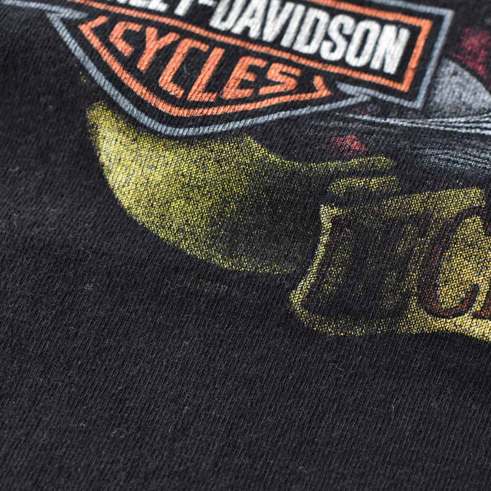 Harley Davidson “MARION, INDIANA” イーグル 両面プリント Tシャツ USA製 240928