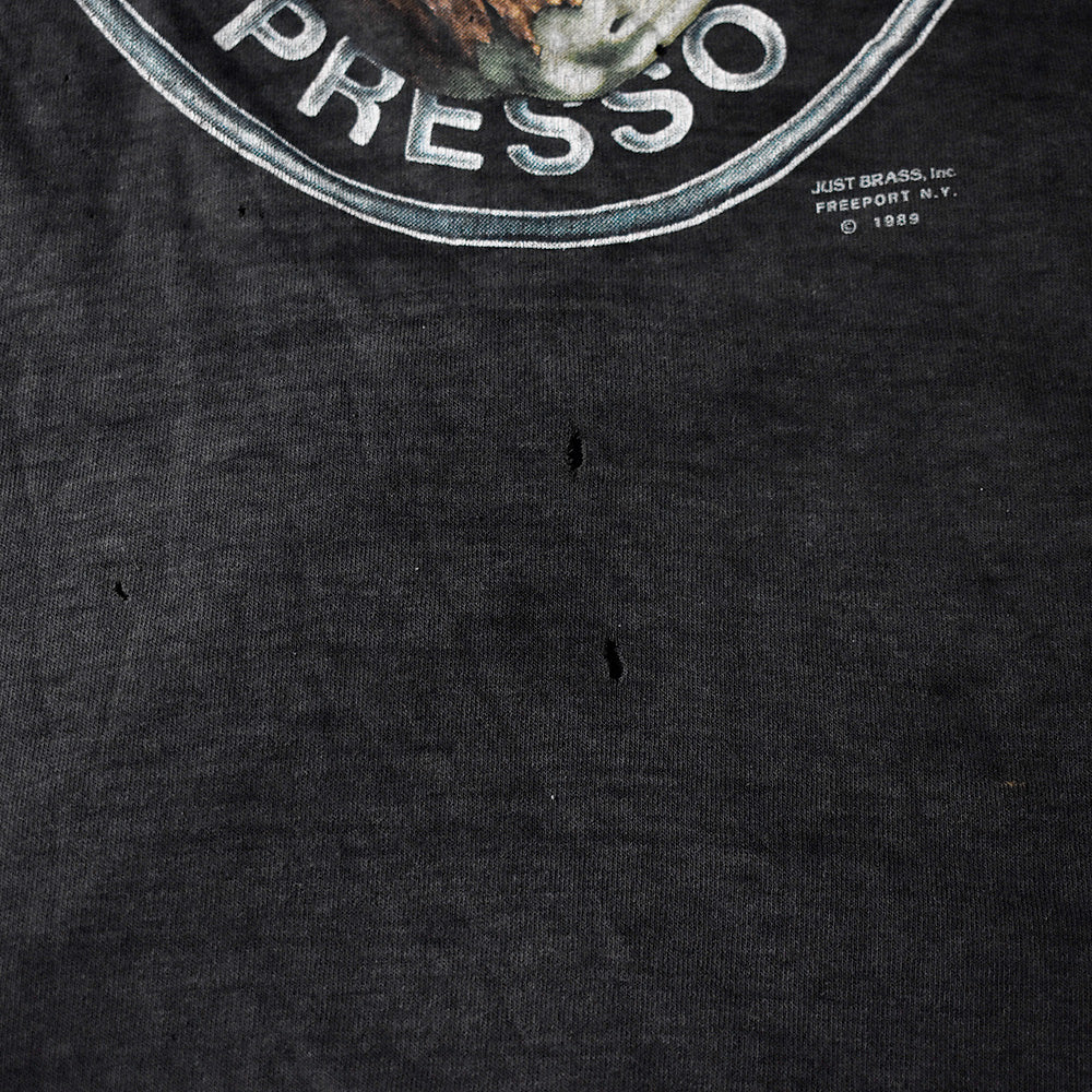 80's 3D EMBLEM “De oppresso liber” スカルソルジャー Tシャツ 250528H