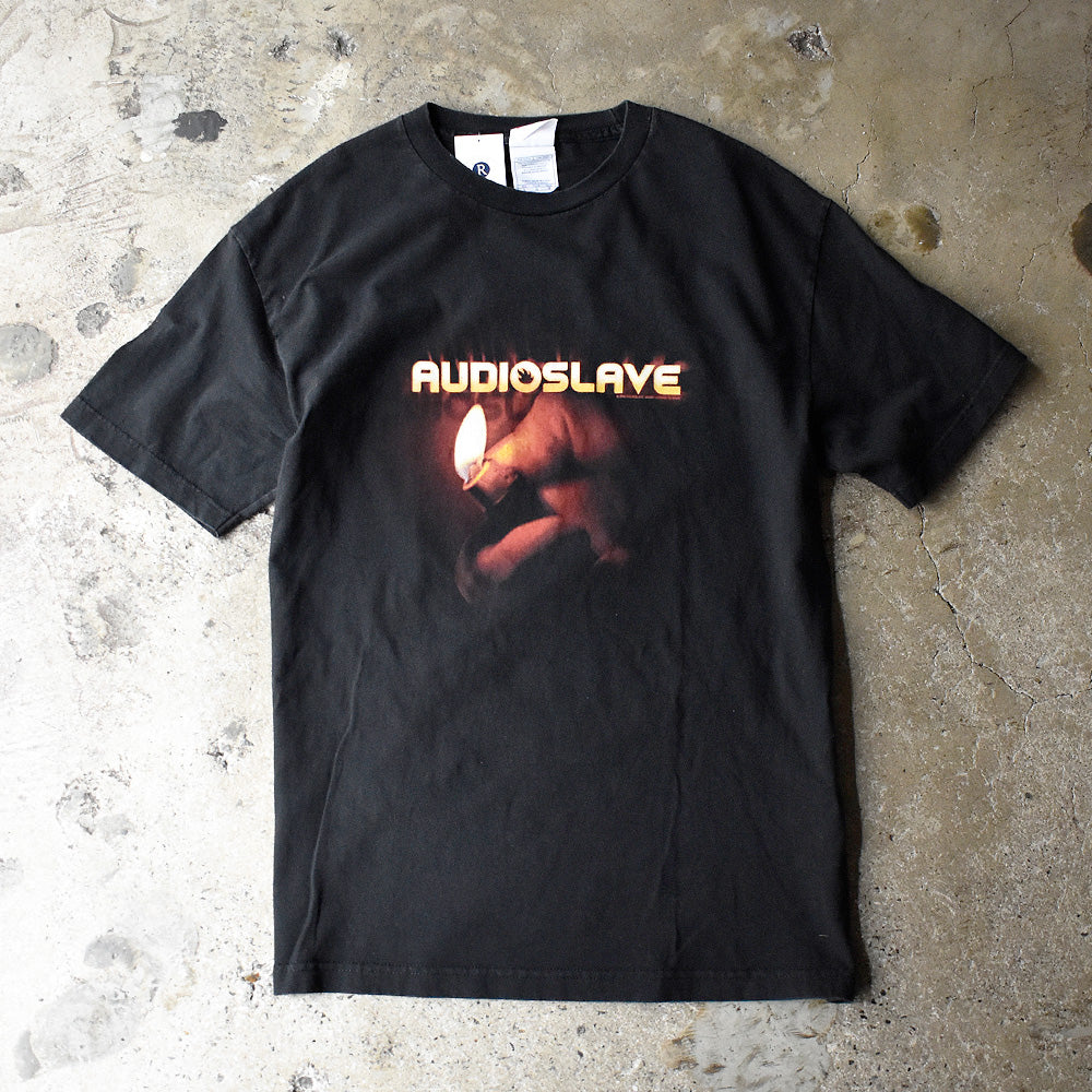 オーディオスレイヴ 2003 Tour ライターフォト ツアーTシャツ アルスタイル L 古着