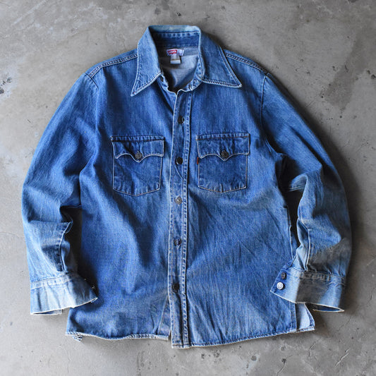70's Levi's オレンジタブ デニムシャツ USA製 250122H