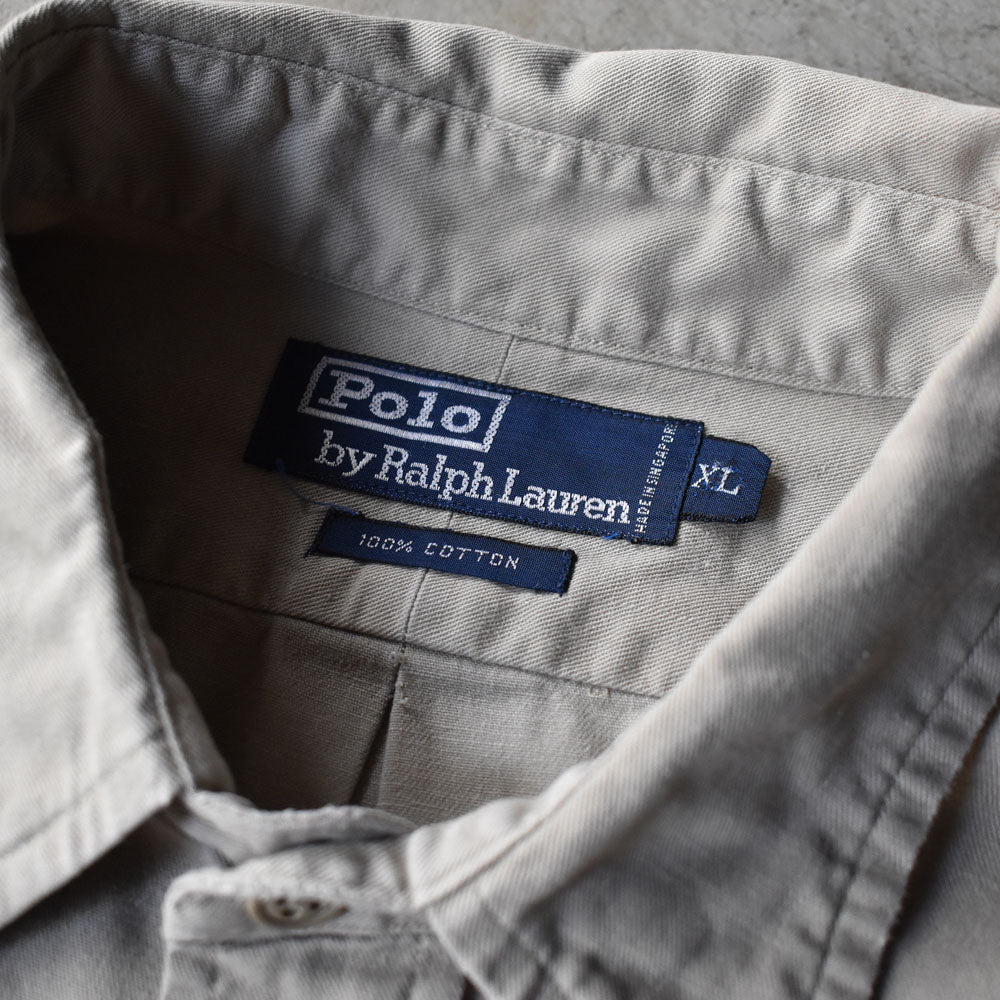 90's　Polo Ralph Lauren/ポロ ラルフ ローレン クッキーパッチ刺繍 シャツ　230819