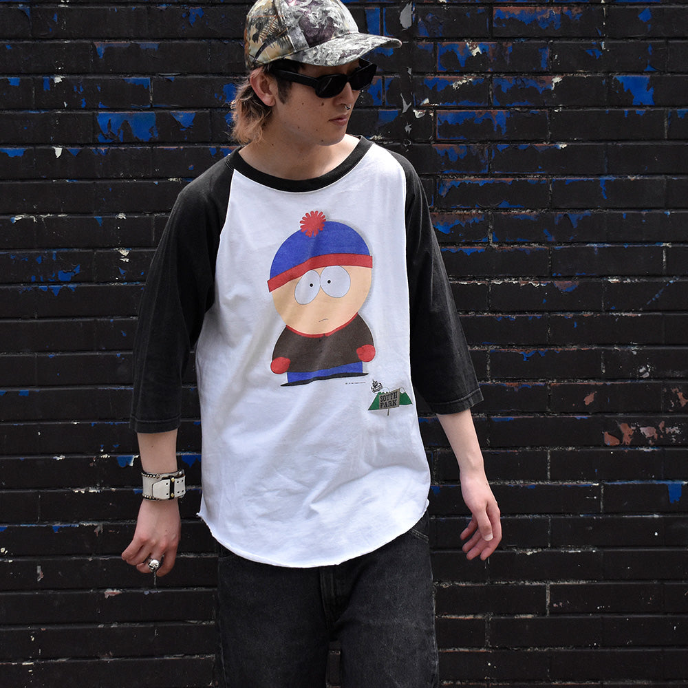 90's STANLEY DESANTIS “South Park” ラグランスリーブTシャツ USA製 240501H