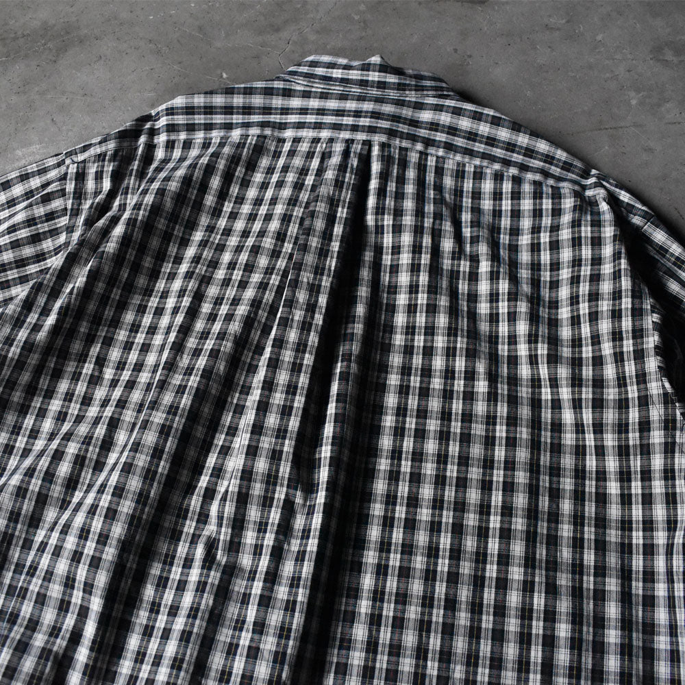 90's Ralph Lauren “BIG SHIRT” タータンチェック ボタンダウンシャツ 240327 S2073