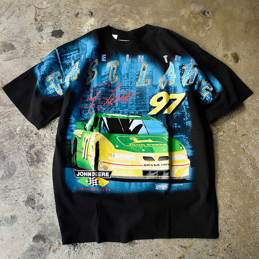 90's LOGOATHLETIC AOP! レーシングTシャツ 250116H